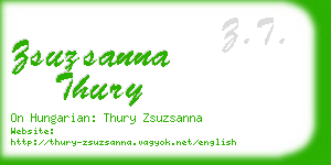 zsuzsanna thury business card
